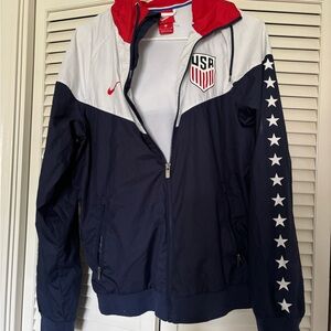Nike USA Jacket - Red, White, and Blue